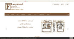 Desktop Screenshot of filatelialongobardi.it